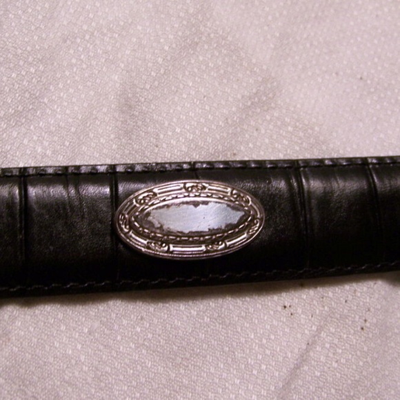 Brighton Classics Black Croc Embossed With Silver - Picture 4 of 6